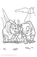 Ice Age kleurplaat 5